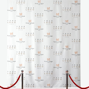 Aangepast twee Logo Business Step en Herhaal Banne Wandkleed