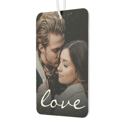 Aangepast twee sided Photo Love Script maakt het u Luchtverfrisser (Links)
