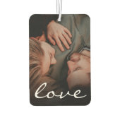 Aangepast twee sided Photo Love Script maakt het u Luchtverfrisser (Achterkant)