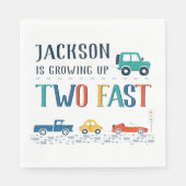 Aangepast twee snelle tweede verjaardag servet (Voorkant)