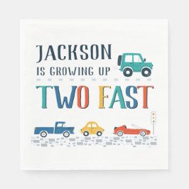 Aangepast twee snelle tweede verjaardag servet