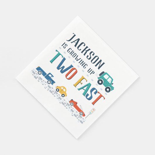 Aangepast twee snelle tweede verjaardag servet (Hoek)