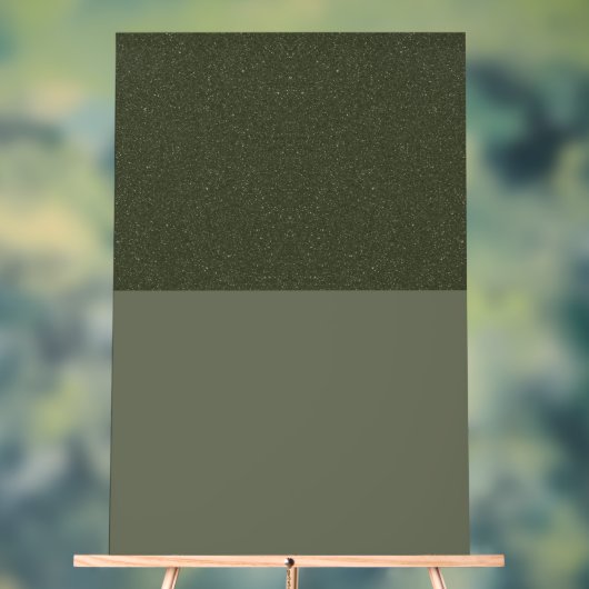 Aangepast tweekleurig mos groen acryl teken bord (Neutraal)