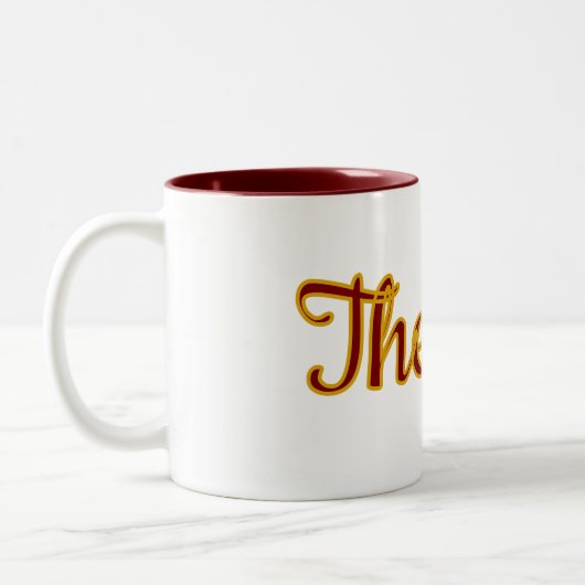 Aangepast Tweekleurige Koffiemok (Links)