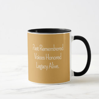 Aangepast typografie ontwerp mok