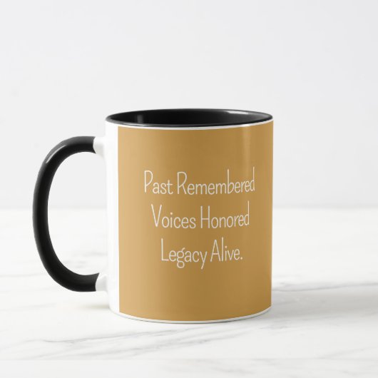 Aangepast typografie ontwerp mok (Links)