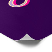 Aangepast typografie-ontwerp voor mama's,  poster (Hoek)