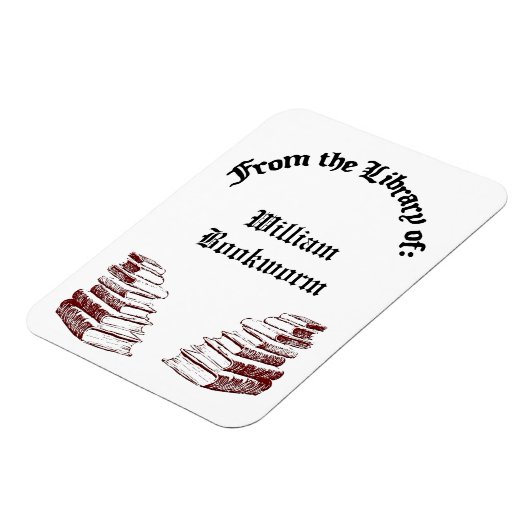 Aangepast uit de Bibliotheek van  Boeken MagnetA Magneet (Linkerzijde)