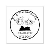 Aangepast uit de bibliotheek van het boekstempel,  zelfinktende stempel (Design)