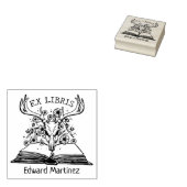 Aangepast uit de bibliotheek van, het Deer Skull B Rubberstempel (Gestempeld)