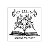 Aangepast uit de bibliotheek van, het Deer Skull B Rubberstempel (Afrduk)