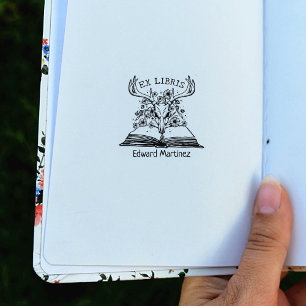 Aangepast uit de bibliotheek van, het Deer Skull B Rubberstempel