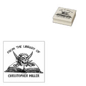 Aangepast uit de bibliotheek van het pirate Skull  Rubberstempel (Gestempeld)