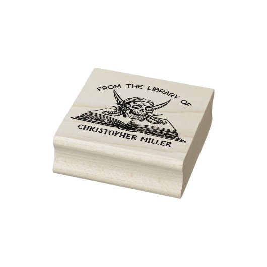 Aangepast uit de bibliotheek van het pirate Skull  Rubberstempel (Stempel)