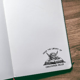 Aangepast uit de bibliotheek van het pirate Skull  Rubberstempel