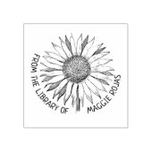 Aangepast uit de bibliotheek van zonnebloemboeken rubberstempel (Afrduk)