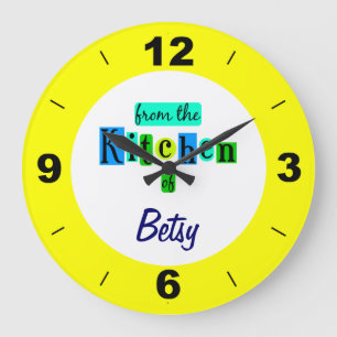 Aangepast uit de keuken van de blauwe groene klok