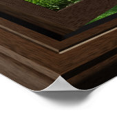 Aangepast Uitzicht Faux-venster Foto toevoegen Poster (Hoek)