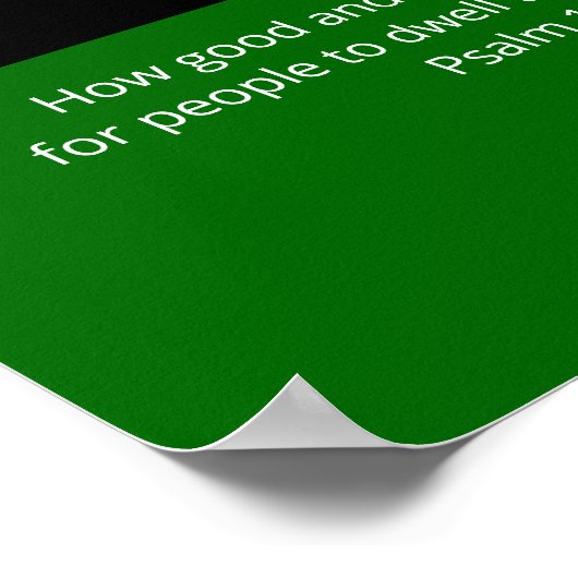 Aangepast UMOJA Unity Kwanzaa Poster (Hoek)