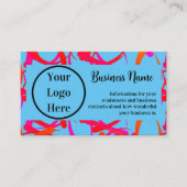 Aangepast uniek kleurrijk Abstract Visitekaartje (Voorkant)