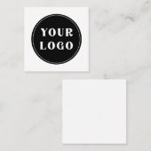 Aangepast, uniek, slank en minimalistisch aanbevelingskaartje (Voorkant / Achterkant)