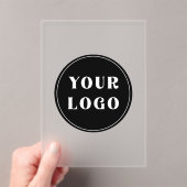 Aangepast, uniek, slank en minimalistisch acryl uitnodigingen (Insitu (Draagbaar))