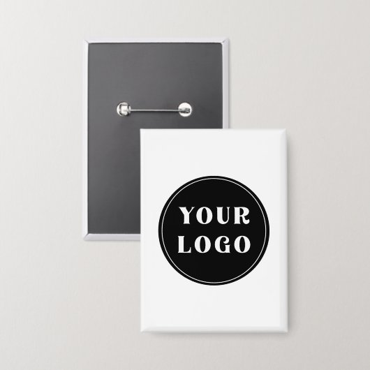 Aangepast, uniek, slank en minimalistisch button (Voorkant / Achterkant)