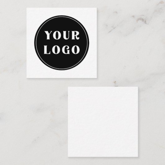 Aangepast, uniek, slank en minimalistisch contactkaartje (Voorkant / Achterkant)