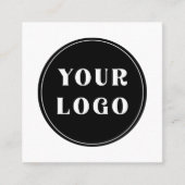 Aangepast, uniek, slank en minimalistisch contactkaartje (Voorkant)