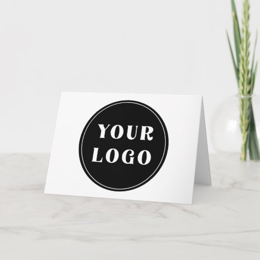 Aangepast, uniek, slank en minimalistisch feestdagen kaart (Voorkant)