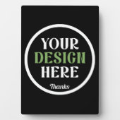 Aangepast, uniek, slank en minimalistisch fotoplaat (voorkant)