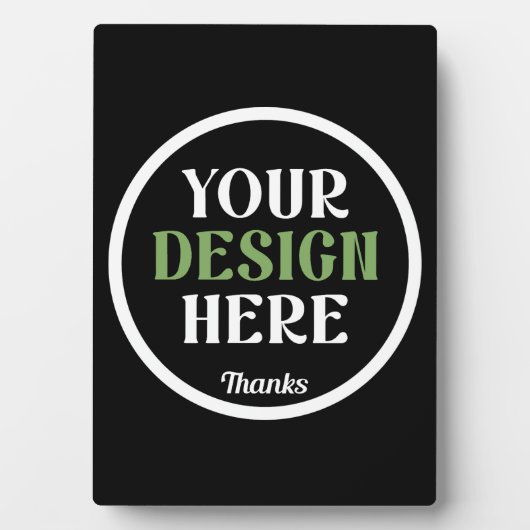 Aangepast, uniek, slank en minimalistisch fotoplaat (voorkant)