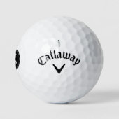 Aangepast, uniek, slank en minimalistisch golfballen (Logo)