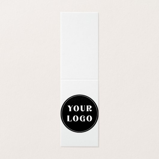 Aangepast, uniek, slank en minimalistisch kaart (Buitenkant ongevouwen)