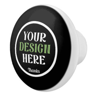 Aangepast, uniek, slank en minimalistisch keramische knop