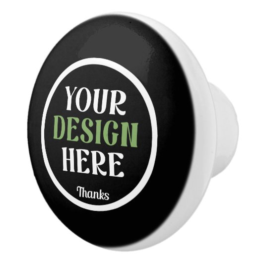 Aangepast, uniek, slank en minimalistisch keramische knop (Rechts)