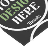 Aangepast, uniek, slank en minimalistisch korte tafelloper (Hoek)