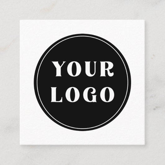 Aangepast, uniek, slank en minimalistisch kortingskaartje (Voorkant)