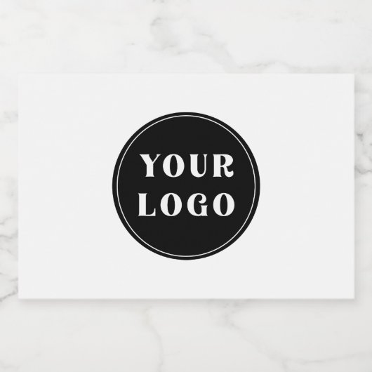 Aangepast, uniek, slank en minimalistisch likeurfles etiket (Enkel label)