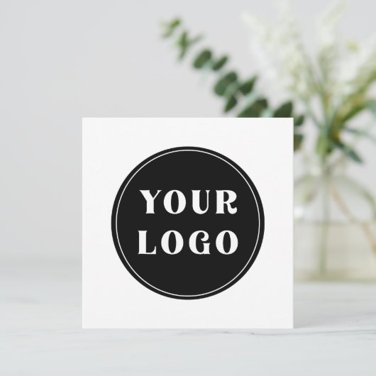 Aangepast, uniek, slank en minimalistisch save the date (Staand voorkant)