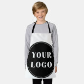 Aangepast, uniek, slank en minimalistisch schort (Gedragen)