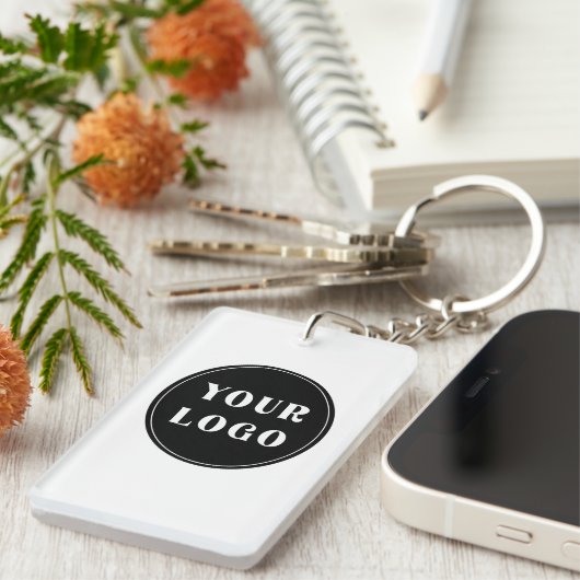 Aangepast, uniek, slank en minimalistisch sleutelhanger (Voorkant Rechts)