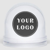 Aangepast, uniek, slank en minimalistisch sneeuwbol (Voorkant)