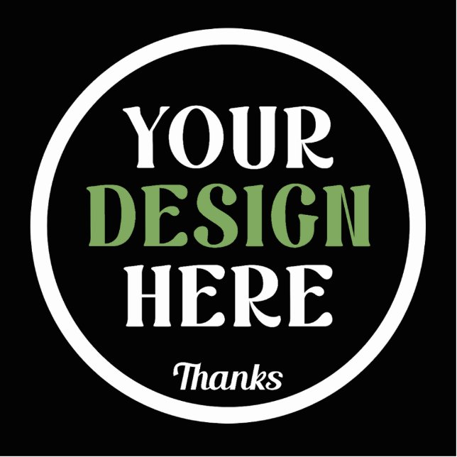 Aangepast, uniek, slank en minimalistisch staand fotobeeldje  (Voorkant)