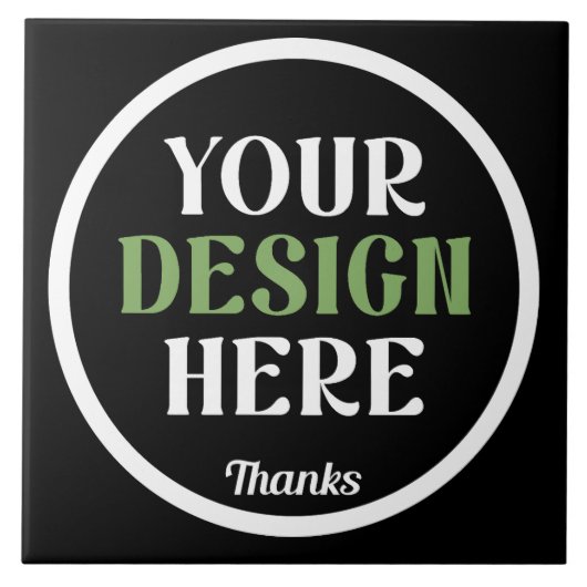 Aangepast, uniek, slank en minimalistisch tegeltje (Voorkant)