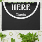 Aangepast, uniek, slank en minimalistisch theedoek (Gevouwen)