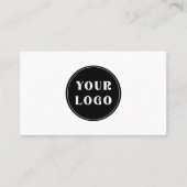 Aangepast, uniek, slank en minimalistisch visitekaartje (Voorkant)