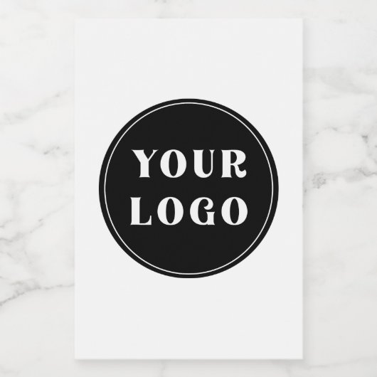 Aangepast, uniek, slank en minimalistisch wijn etiket (Enkel label)