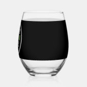 Aangepast, uniek, slank en minimalistisch wijnglas zonder voet (Links)