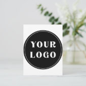 aangepast, uniek, strak & minimalistisch advieskaart (Staand voorkant)